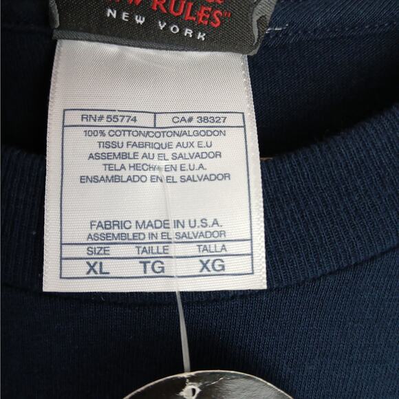 Orange County Choppers VTG SZ XL Navy Graphic Tee Autographed By Paul NWT - Picture 8 of 8